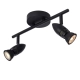 lafabryka.pl Lampa sufitowa spot 2L black CARO 13955/02/30 Lucide